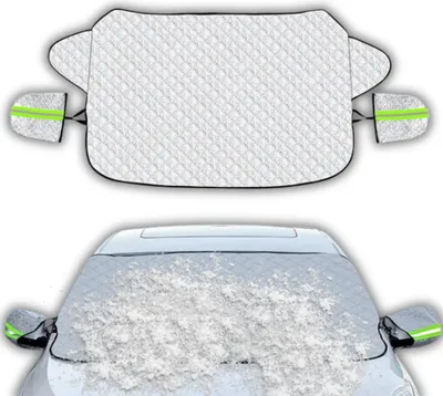Produktbild von Schneeschutz Frontscheibenabdeckung für Auto- Eisschutz Autoscheibenabdeckung Winter, Frostschutzmatte Windschutzscheibe Windschutzscheibenabdeckung gegen Schnee