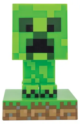 Produktbild von Paladone Creeper Icon, Umgebungsbeleuchtung, Grün, Grün, Universal, Akku, AAA