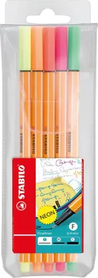 Produktbild von STABILO point 88 NEON 5er