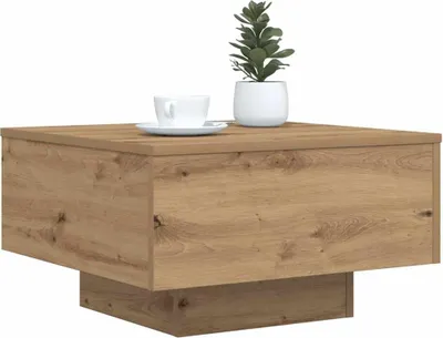 Produktbild von "2026 Aktion"Couchtisch - CLORIS - Wohnzimmertisch - Robust und langlebig - Artisan-Eiche 55 x 55 x 31 cm Holzwerkstoff - NeuMöbel6426246