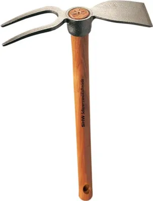 Produktbild von SHW Rex-Häckchen m.Breitblatt2 Zinken, mit Stiel 40 cm