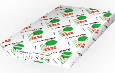 Produktbild von inapa-tecno PRDES090X419, Laser-/Inkjet-Druck, A3 (297x420 mm), 500 Blätter, 90 g/m², Weiß, Forest Stewardship Council (FSC)