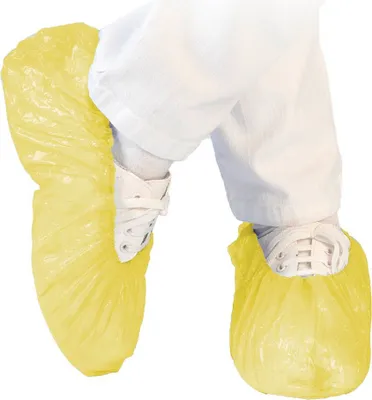 Produktbild von Überschuh Standard ca. 40 my 41cm gelb VE=100 Stück