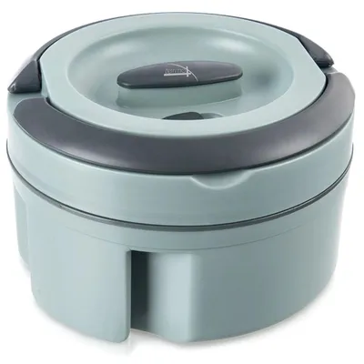 Image de Thermos alimentaire en acier inoxydable avec valve, capacité de 1,4 L