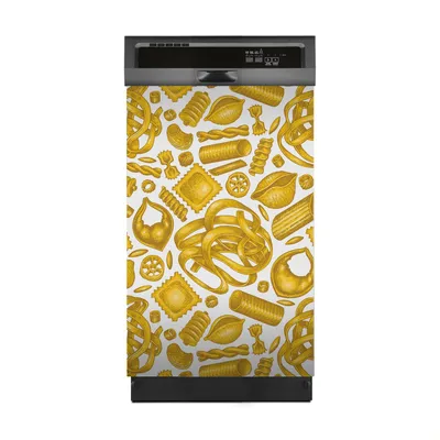 Produktbild von Magnete Dekorative 45x70 cm Küche Magnetmatte Spülmaschine - Italienische Nudeln