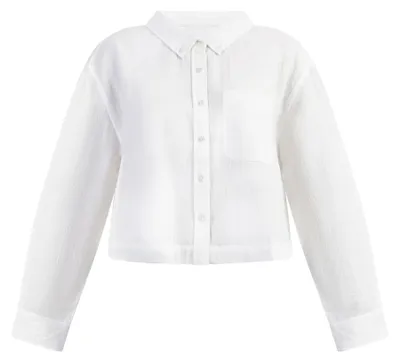 Image de Chemisier pour femme SAPORTA - blanc, taille XL
