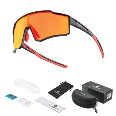 Produktbild von ROCKBROS Fahrradbrille Polarisierte Sonnenbrille NEU Herren/Damen Schwarz