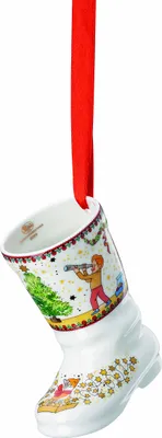 Produktbild von Hutschenreuther Porzellanstiefel Porzellanstiefel Weihnachtsstiefel 2024 Zeitlich limitierte Edition 02249-722743-27830