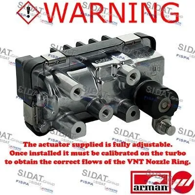Produktbild von SIDAT Stellelement Turbolader 48.1056AS passend für MERCEDES-BENZ C-Klasse Limousine (W204) elektronisch