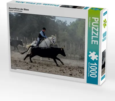 Produktbild von Calvendo Aussortieren der Stiere 1000 Teile Puzzle quer 640x480mm, Gaymard Alain; 7372987