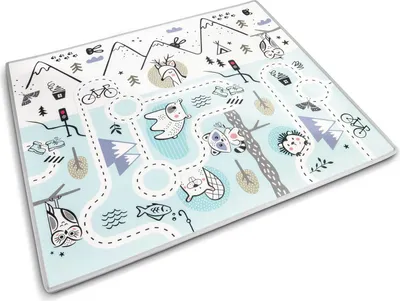 Obrázek produktu pro Mata piankowa edukacyjna zwijana 180 x 150 x 1,5 cm Nukido NK-342