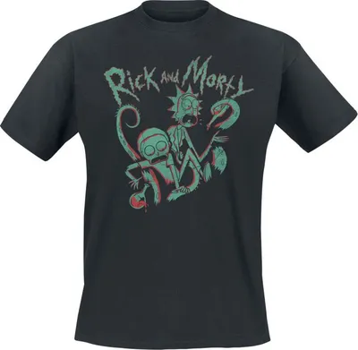 Obrázok produktu pre Tričko Rick And Morty Duotone - X-Large - Black