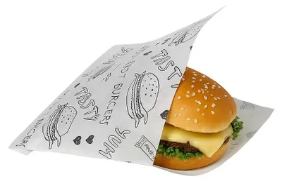Burgerzakjes weiß 13,5 x 13 cm, 1000 Stück