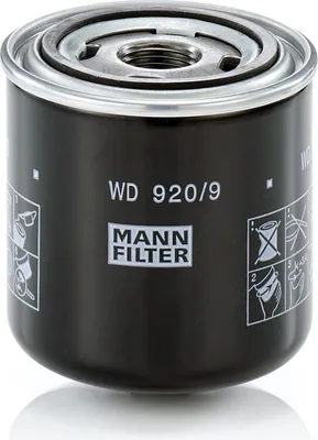 Produktbild von Ölfilter MANN-FILTER WD 920/9 Anschraubfilter