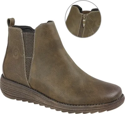 Image de Cipriata - Damen Stiefeletten 'Debora' DF2022 (37 EU) (Olive)