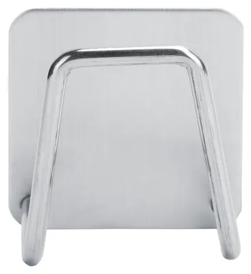 Produktbild von U-förmiger Edelstahl-Schwammhalter für Waschbecken, Abtropfgestell, Regal, Küchen-Organizer, silberfarben