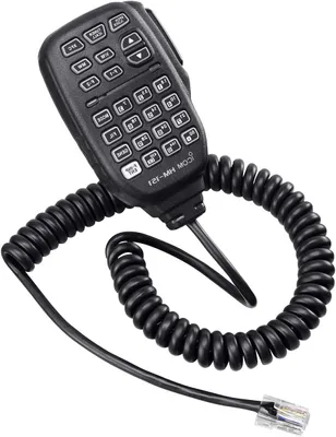 Productafbeelding van Handmicrofoon - Afstandsbediening microfoon - Radio communicatie - Specifiek model - Infrarood - Zwart