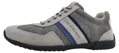Image de Pius Gabor - Chaussures de ville pour hommes, modèle sportif à lacets, couleur gris, style décontracté