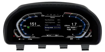 Obrázek produktu pro Digitální přístrojová deska, LCD panel, virtuální přístroj, s HUD