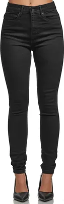 Produktbild von Tazzio Damen Skinny Fit High Waist Jeans F101 (Schwarz, 48)