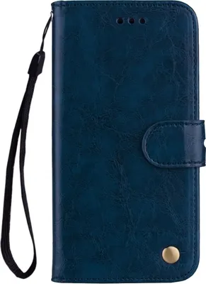 Produktbild von Mobigear Wallet  Huawei P20 Lite (2018) Hülle Klapphülle Geldbörse - Blau