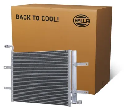Produktbild von HELLA 8FC 366 220-551 Kondensator Klimaanlage Klimakondensator für VW POLO (9N) +Trockner
