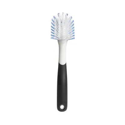 Produktbild von OXO Dish Brush, Schwarz, Blau, Weiß, Nylon, Oval, 76,2 mm, 1 Stück(e)