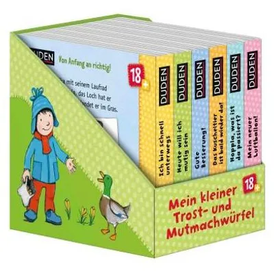 Produktbild von Duden 18+: Mein kleiner Trost-und-Mutmach-Würfel