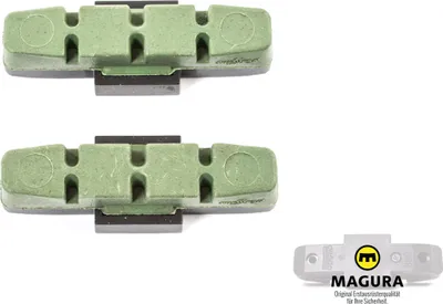 Produktbild von Magura Bremsbeläge für Beschichtete Felgen Hs11 HS22 HS33 Evo Grün (1 Paar)