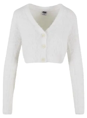 Produktbild von Urban Classics - Strickjacke kurz geschnitten für Damen TN734 (XL) (Weiß)