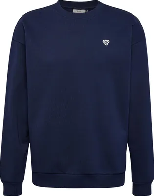 Produktbild von hummel Pullover mit Logo-Detail und Rundhals Größe: M
