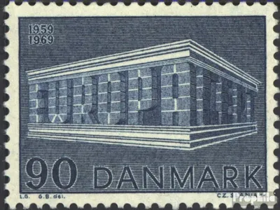 Produktbild von Briefmarken Dänemark 1969 Mi 479 (kompl.Ausg.) postfrisch Europa