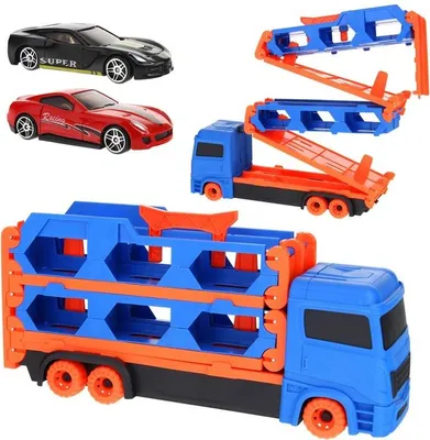 Obrázek produktu pro Automobilový tahač s výsuvnou nosnou plošinou, automobilový transportér s pérováním