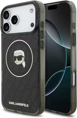 Immagine prodotto di Custodia posteriore Karl Lagerfeld per Apple iPhone 17 Pro Max, colore nero