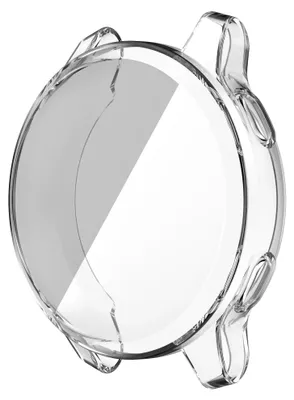 Immagine prodotto di Custodia protettiva per smartwatch - Modello Venu 2 - Realizzata in TPU morbido - Paraurti resistente agli urti - Protezione per lo schermo - Trasparente