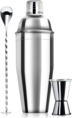 Produktbild von Cocktailshaker-Set - Mixologie - 1 Stück - Edelstahl - 750 ml