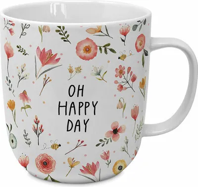Obrázok produktu pre PPD Oh Happy Day Single Mug, hrnček, šálka, šálka na kávu, hrnček na kávu, New Bone China, 400 ml, 164100775
