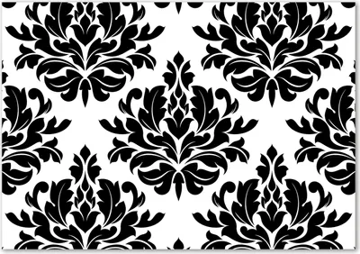 Produktbild von Tulup® Glas-Bild - 100 x 70 - Wandbild aus Glas - Wandkunst - Wandbild hinter gehärtetem Sicherheitsglas - Sonstige - Ornamente - Schwarzweiß