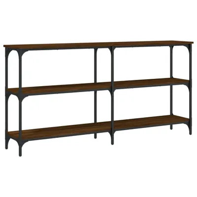 Obrázok produktu pre Konzolový stolík hnedý dub 150x29x75 cm kompozitné drevo