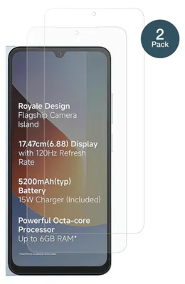 Produktbild von 2x Schutzfolie für Xiaomi Poco C81x matt - Anti-Shock 9H Folie dipos Glass Kunststoffglas