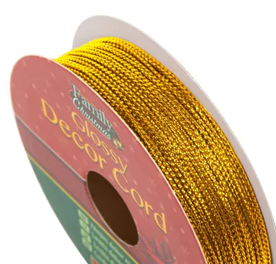 Produktbild von Glänzende Zierkordel - 10 m - gold 1 Stück [58569C]