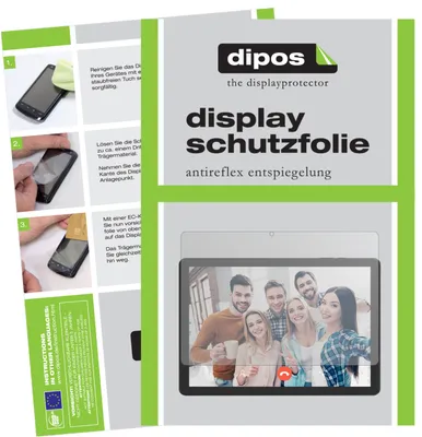 Produktbild von 2x Schutzfolie für Vankyo MatrixPad Z4 10 Zoll matt Displayschutzfolie Folie Display Schutz dipos