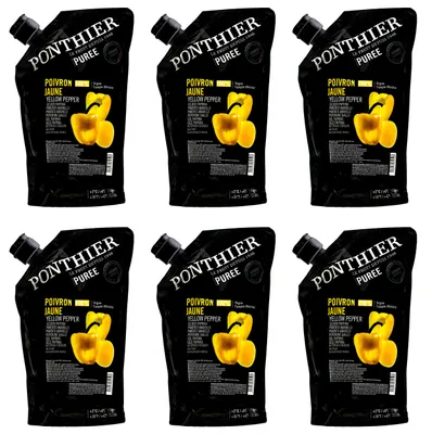 Produktbild von Ponthier PAPRIKA PÜREE GELB Gemüse-Püree 6x 1KG