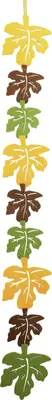 Produktbild von Filzhänger Blätter 85 x 11,5 x 1 cm braun grün orange