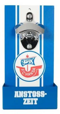 Produktbild von Hansa Rostock Wandflaschenöffner "Anstoßzeit"