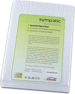 Produktbild von Sport-Thieme Spannbetttuch "Top-Liner", wasserdicht, 180/200x200/220 cm