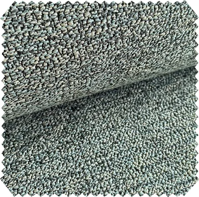 Produktbild von novely® ELMSTEIN - Weicher Bouclé-Möbelstoff in 3D Kieseloptik - Robuster Strukturstoff - Pflegeleichte Meterware 1lfm - Farbe: 75 Türkis Creme