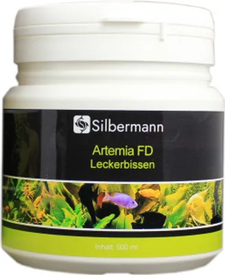 Produktbild von Silbermann Artemia FD - gefriergetrocknete Salinenkrebse als Würfel (500 ml), SIS 205