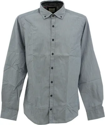 Produktbild von 30129 Olymp, Level 5 Five,  Herren langarm Hemd, Popeline, blau gestreift, L