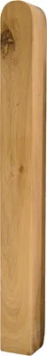 Produktbild von Hilwood Holzpfosten Pfosten Zaunpfahl Kantholz Rundpfosten Eiche 119 cm, 9 x 9 cm